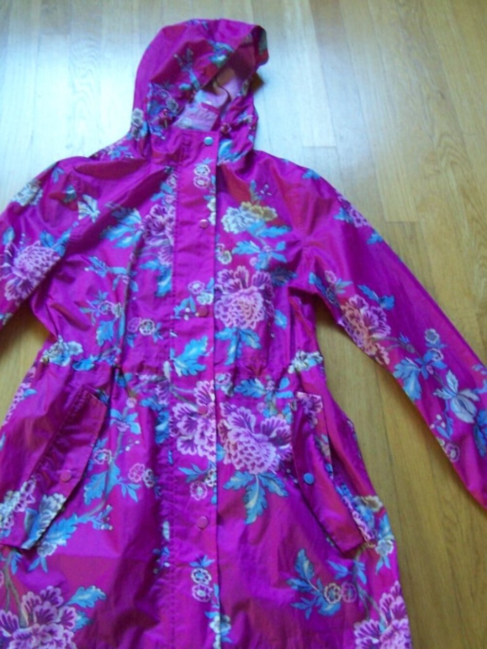 Joules Right as Rain Waterproof Raincoat Size 8 Excellent Condtion